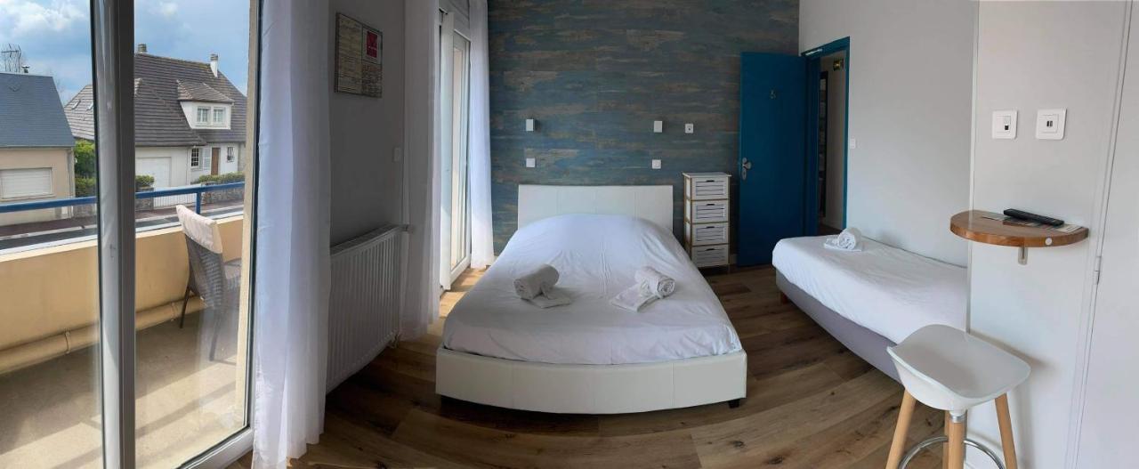 Hotel De La Plage Quinéville Eksteriør bilde
